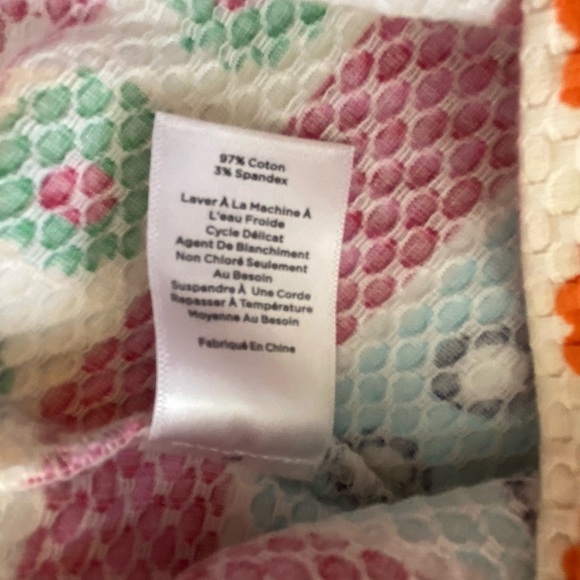 Talbots Flowers Stripes Sleeveless Pique Sheath Dress Size 4 Summer Pock… - Picture 10 of 11